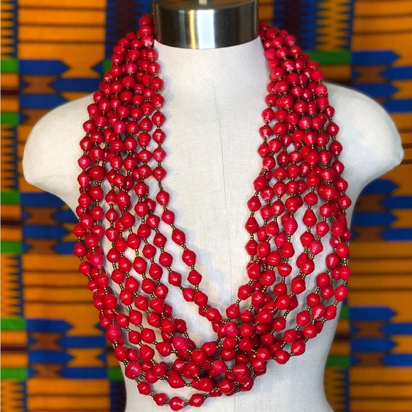 Africa beaded necklaces - Picture 5 of 6